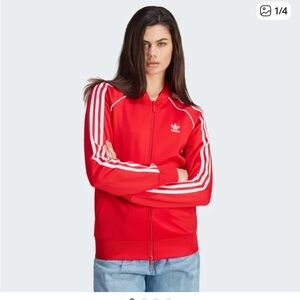 Adidas Originals Red Track Jacket (new with tags) and Pants SET size XS